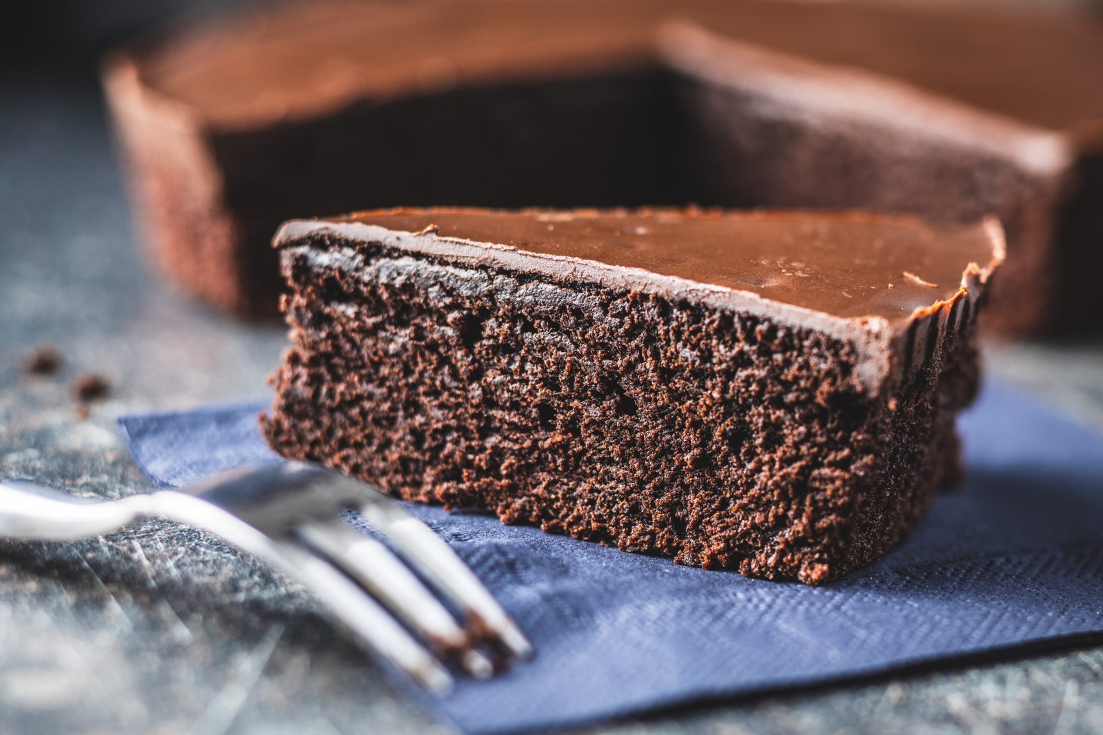 Chocolate stout cake at Black Harbor Brewing