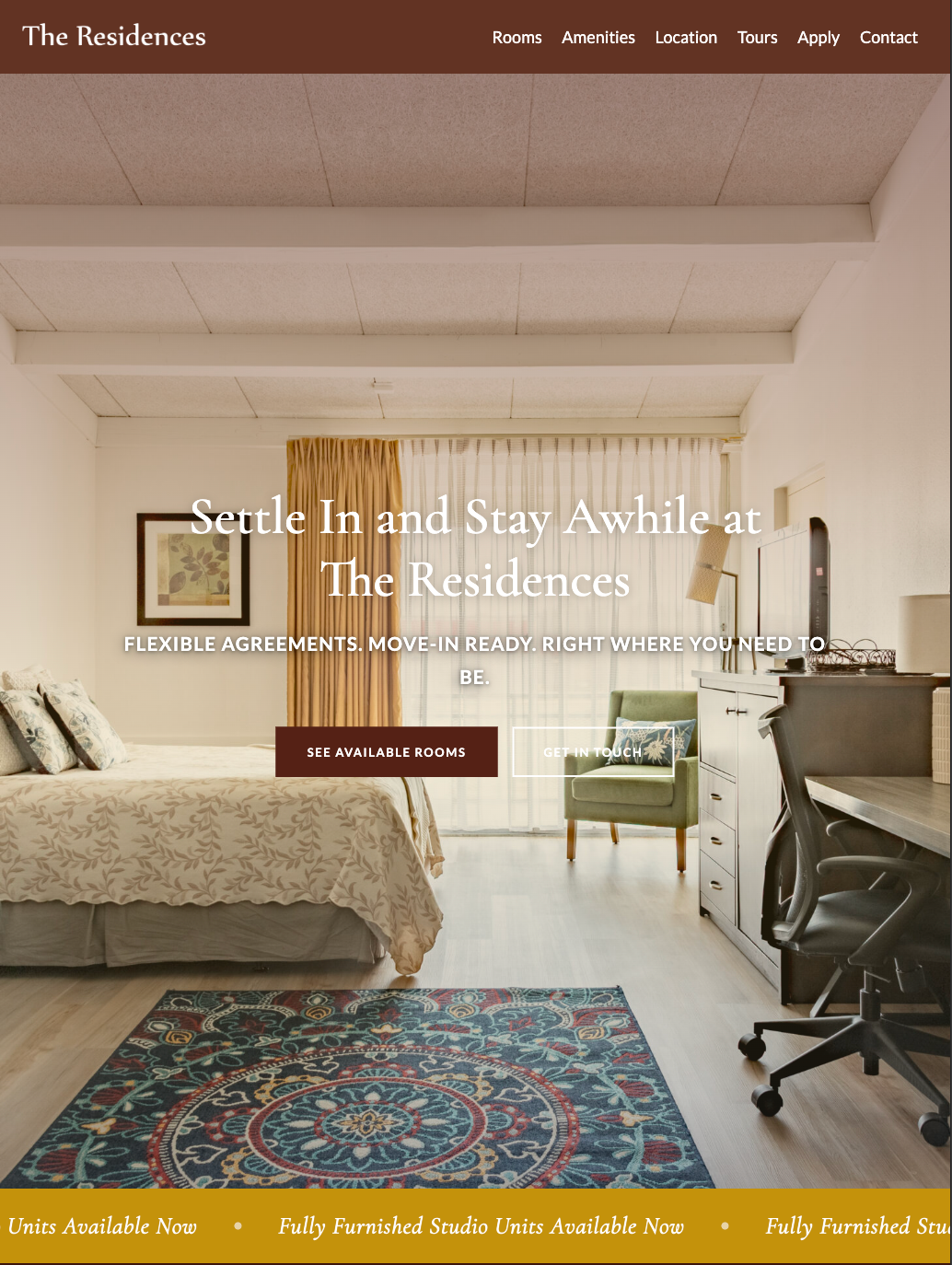 The Residences Hadley website